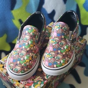 Vans x Nintendo - Van's Slip On - Size 8.0T NEW NEVER WORN